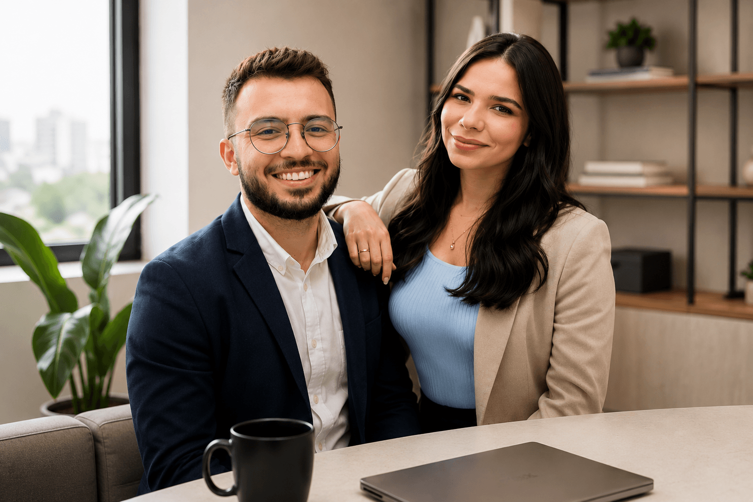 Letícia e Felipe, fundadores da NEX